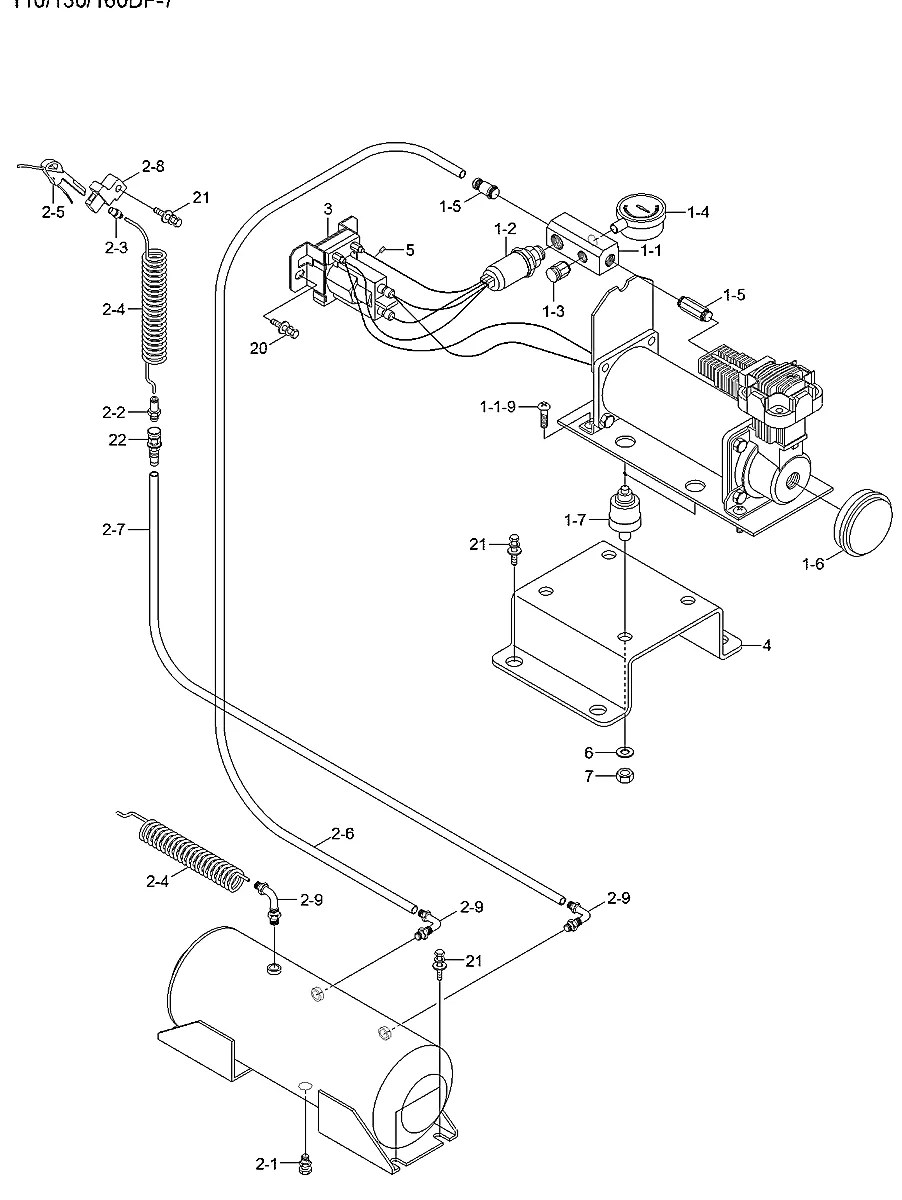C03-224300 Empilhadeira Hyundai 110-130-160DF-7