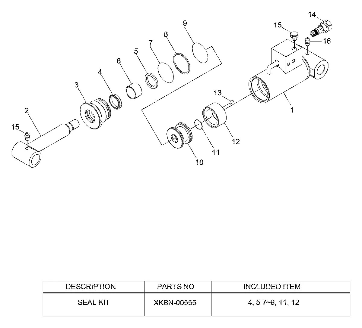 XKBN-00558 Escavadeira de esteiras Hyundai R55-9