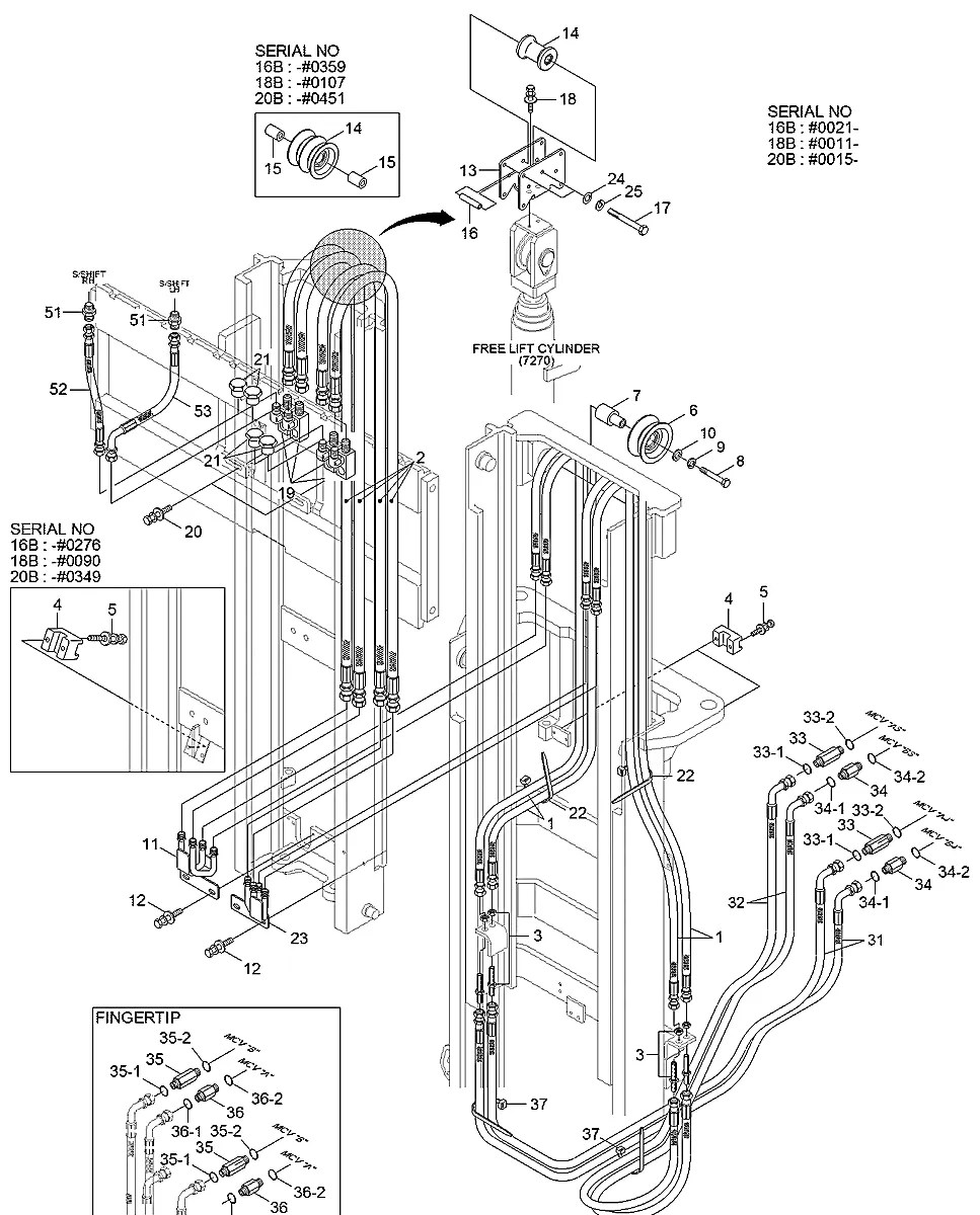 34FY-91210 Empilhadeira Hyundai 16B-7 