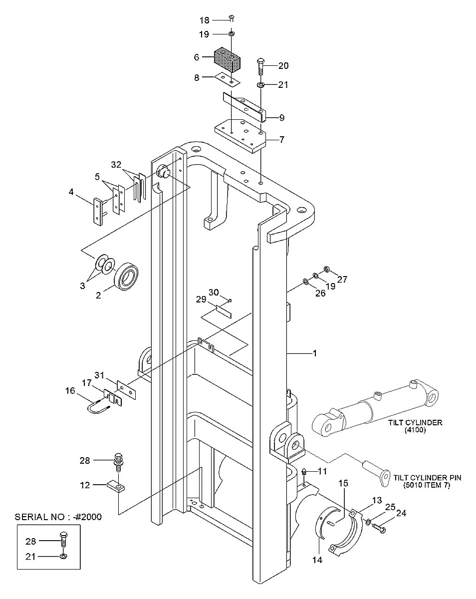 F13500180 Empilhadeira Hyundai HDF35A-II