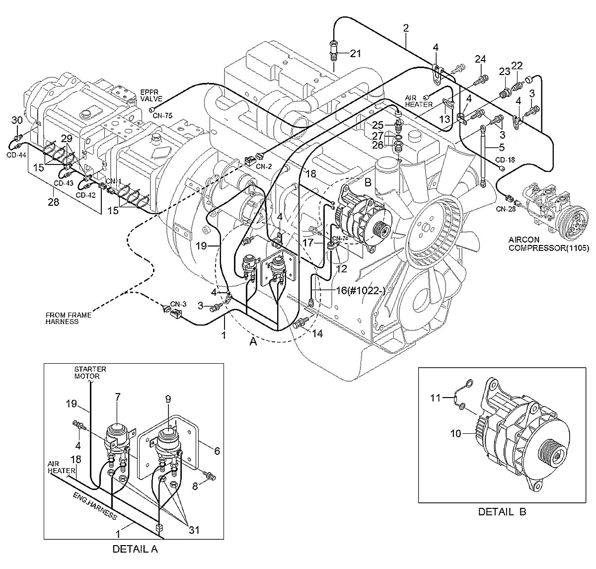 21N6-21240 Escavadeira de esteiras Hyundai RC215C-7