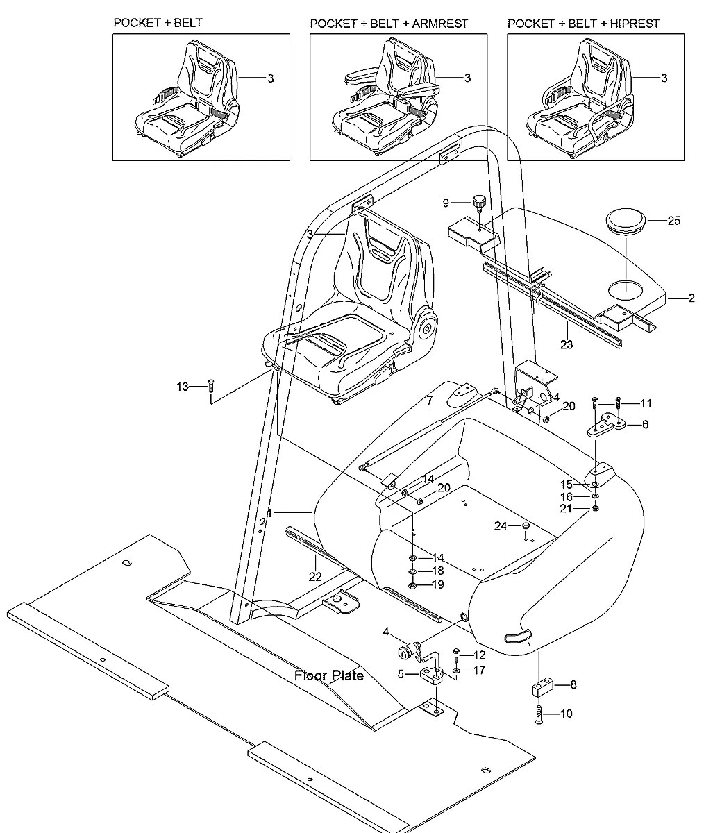F21102413 Empilhadeira Hyundai HLF15-18-II