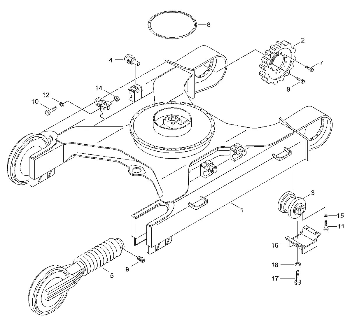 81EM-10020 Escavadeira de esteiras Hyundai R210-ECONO