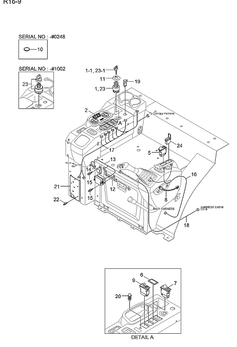 21MJ-00200 Escavadeira de esteiras Hyundai R16-9