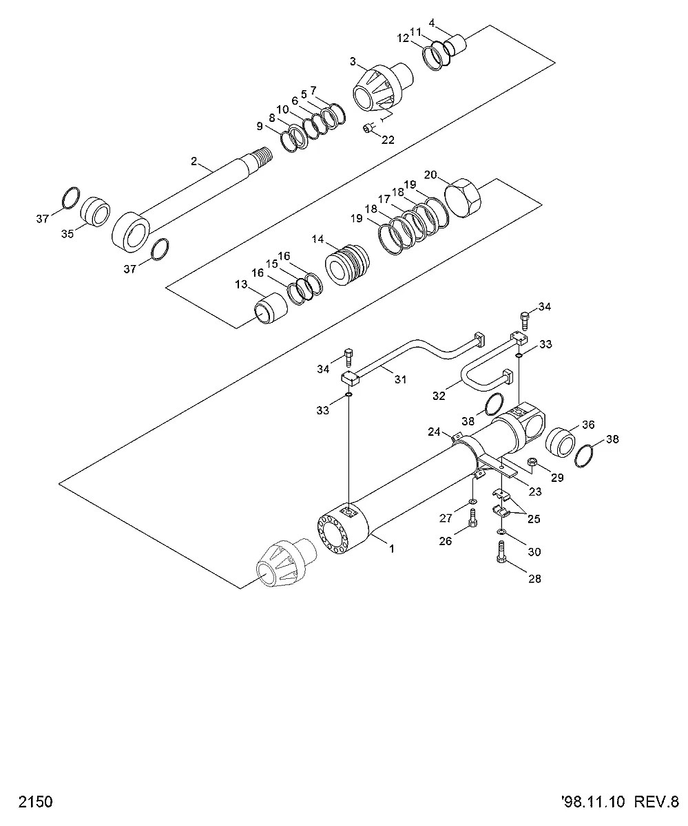 Y000-105100 Escavadeira de esteiras Hyundai R360LC-3H