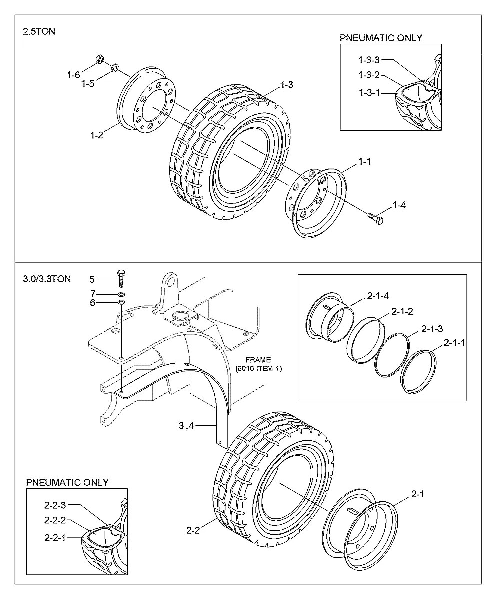 F12400010 Empilhadeira Hyundai 30LF-7