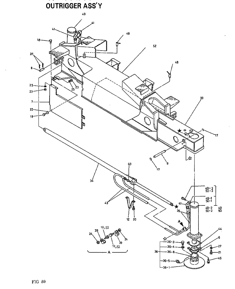 51A2-10040 Guindaste Hyundai HC50E
