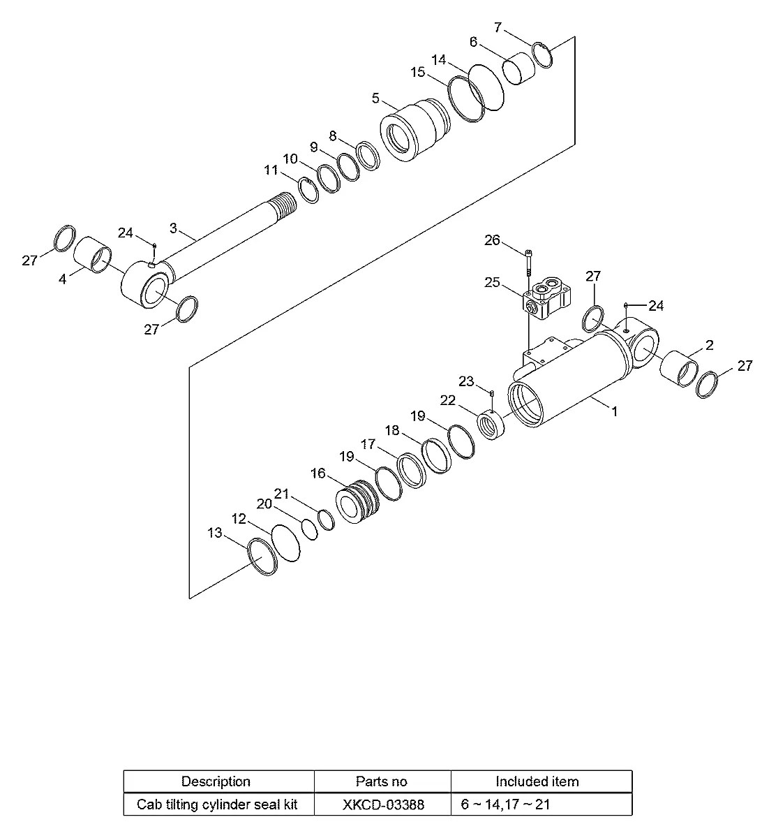 XKCD-03385 Escavadeira de esteiras Hyundai R380LC-9DM