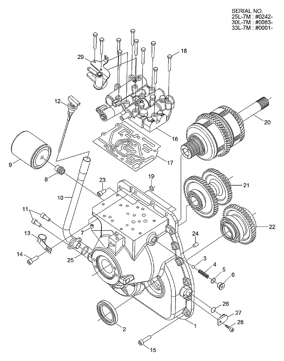 XKCF-00557 Empilhadeira Hyundai 25-30-33L-7M