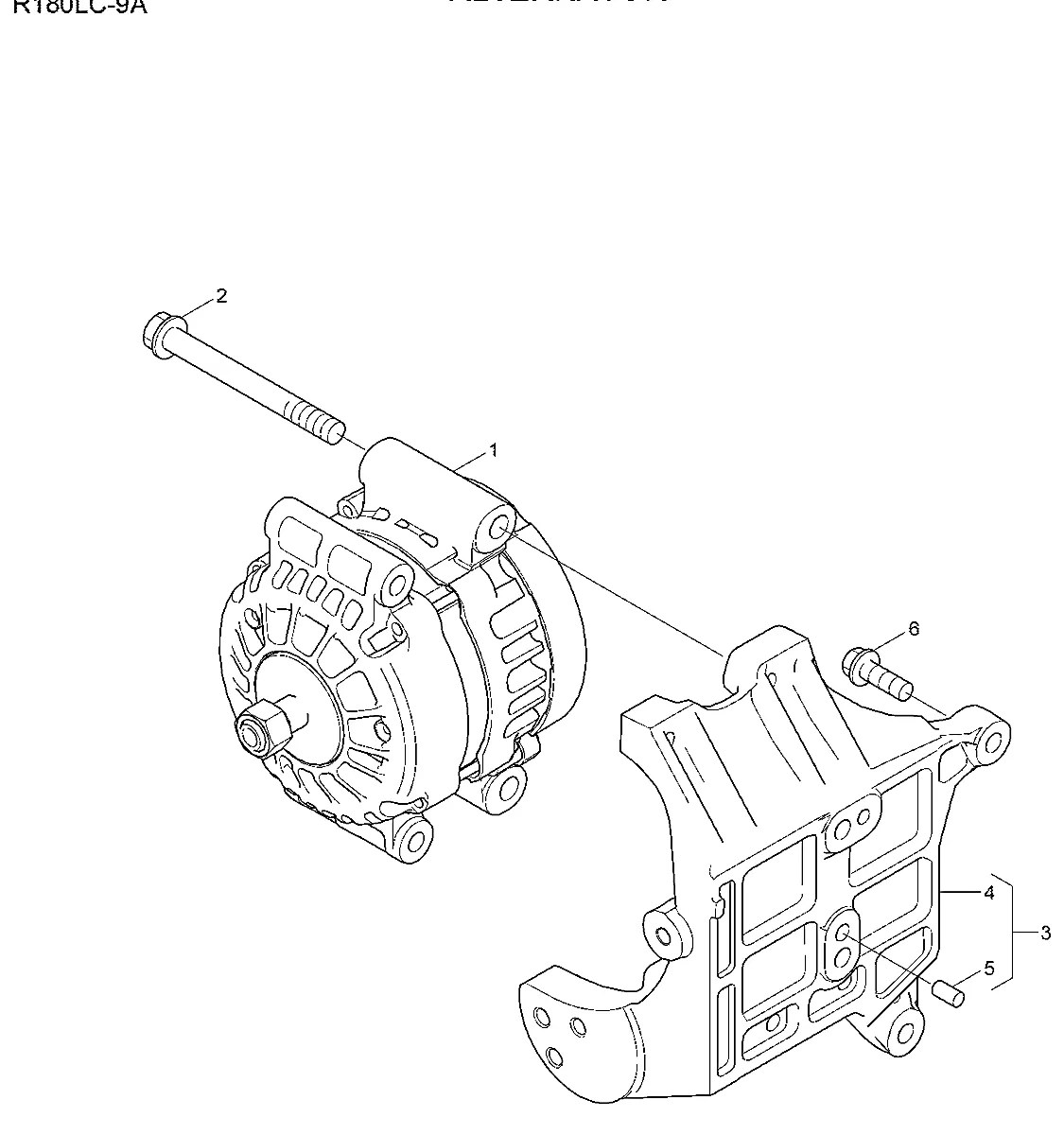 ZUAC-00506 Escavadeira de esteiras Hyundai R180LC-9A