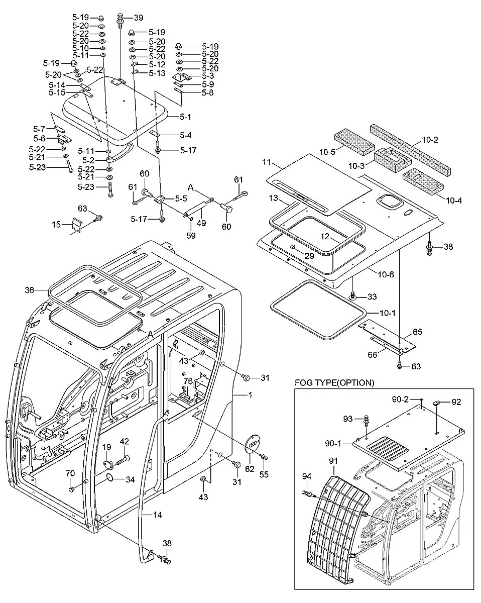 75Q4-00013 Escavadeira de esteiras Hyundai R235LCR-9