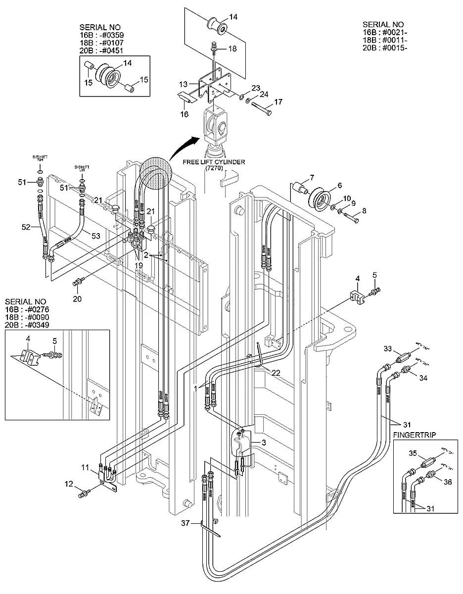 34FY-90150 Empilhadeira Hyundai 16B-7 