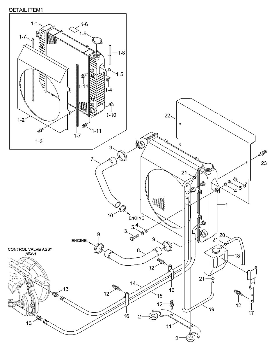 11F1-50410 Empilhadeira Hyundai 25LC-7M
