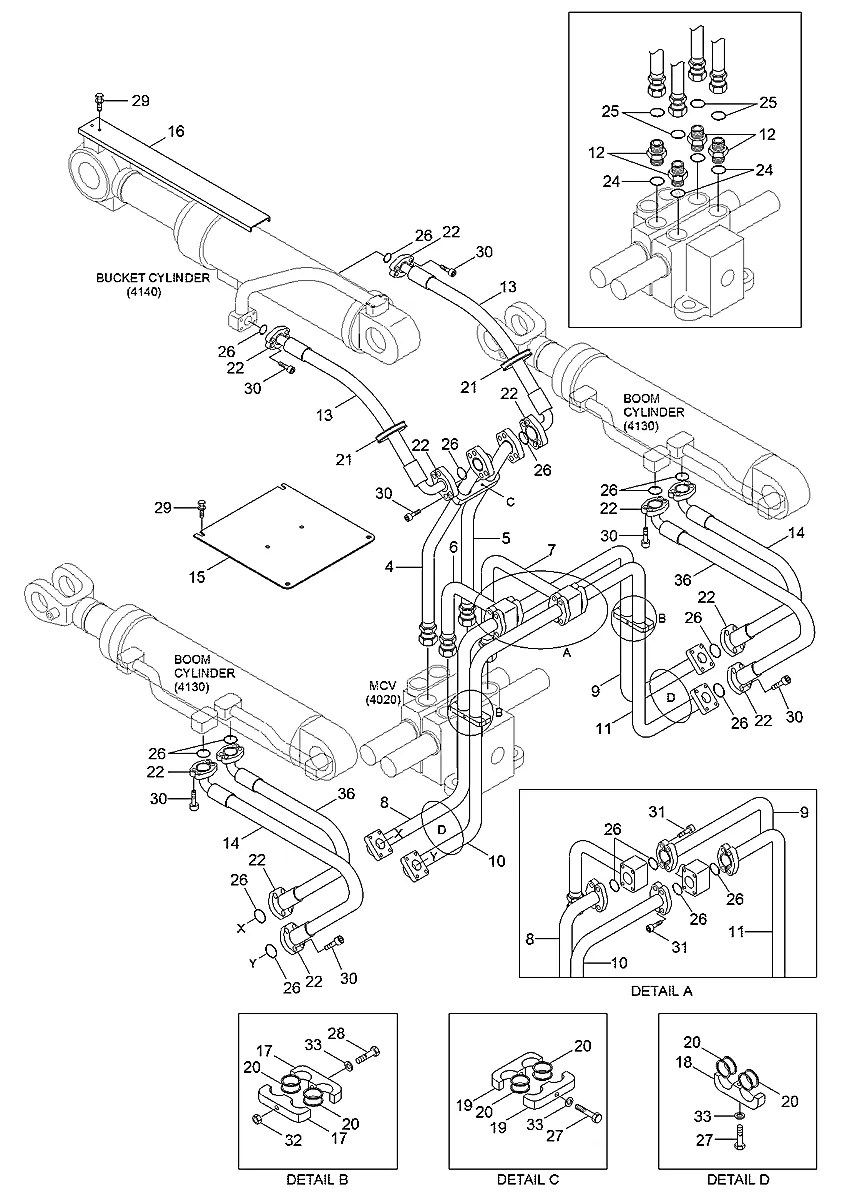 31LB-20440 Pá-carregadeira Hyundai HL740-7A