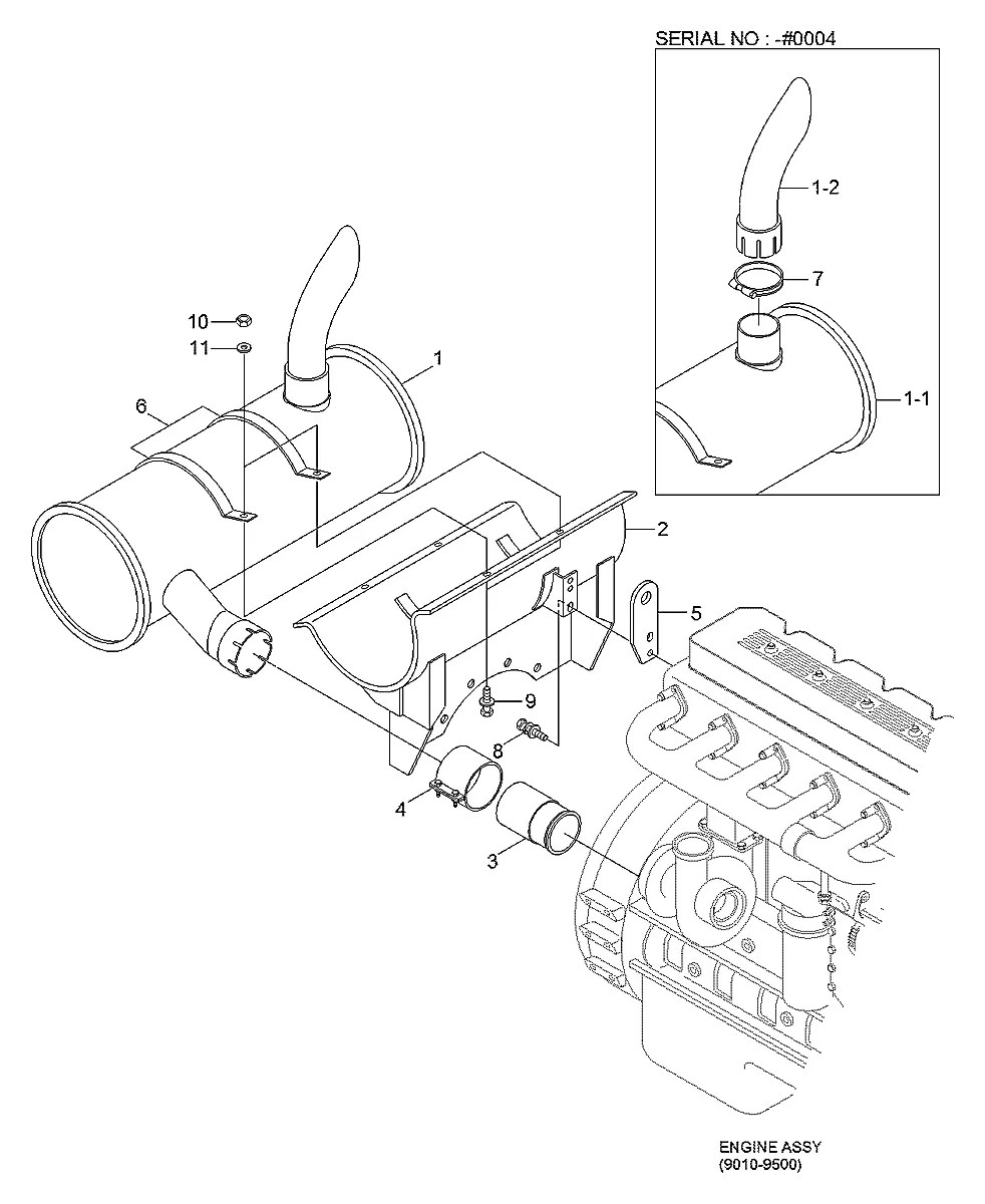 11E9-32080 Escavadeira de esteiras Hyundai R360LC-7