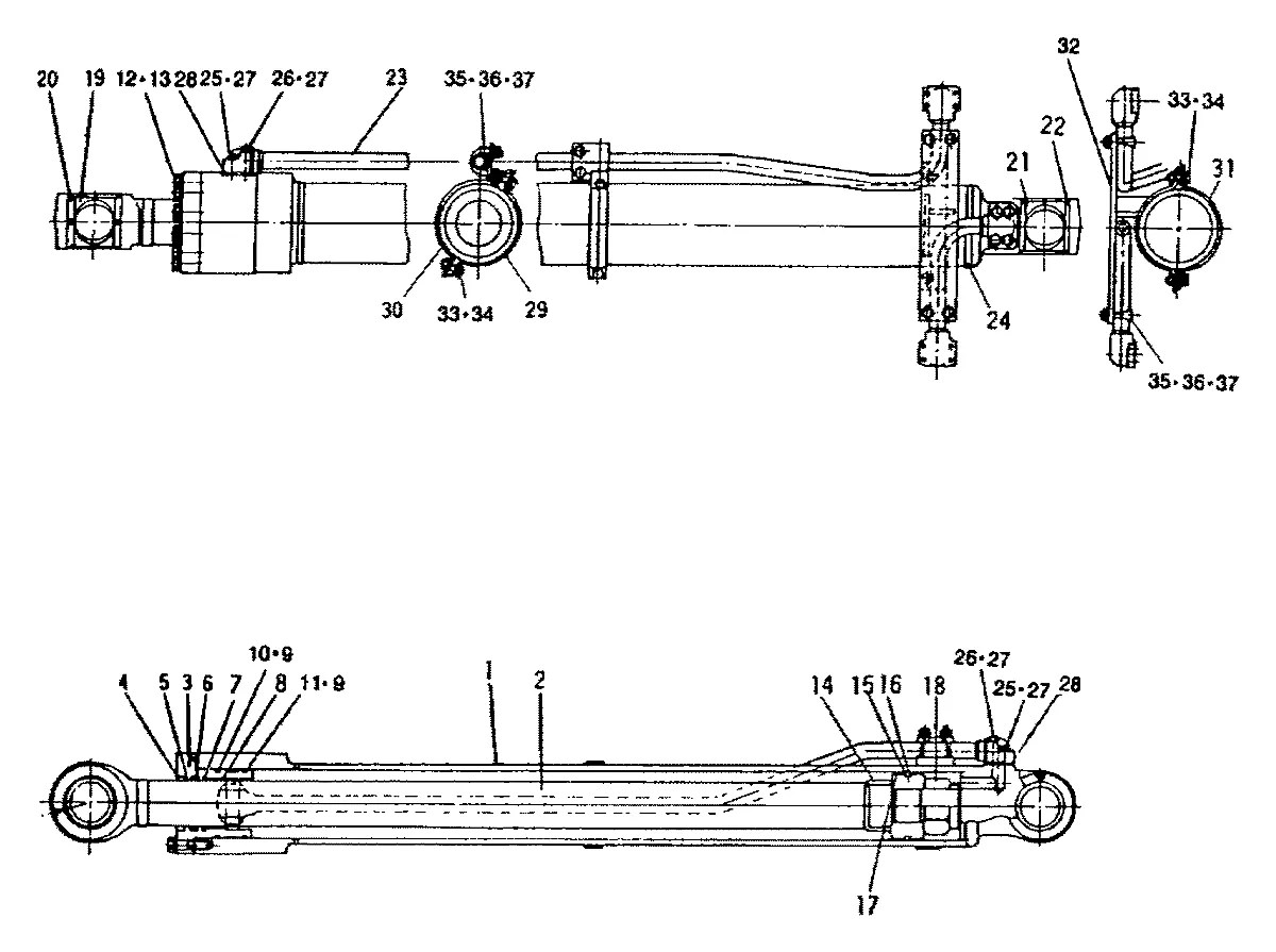 707-39-12110 Escavadeira de rodas Hyundai R200W
