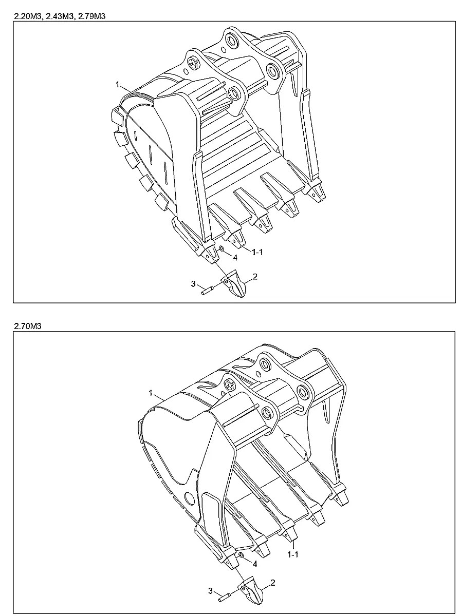 67KB-36010 Escavadeira de esteiras Hyundai HX520 L