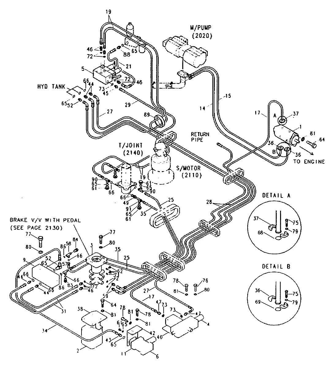 P620-043014 Escavadeira de rodas Hyundai R130W