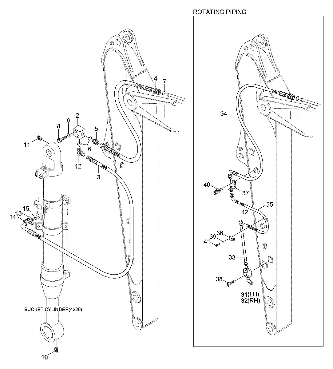 P935-084017 Escavadeira de rodas Hyundai R140W-9
