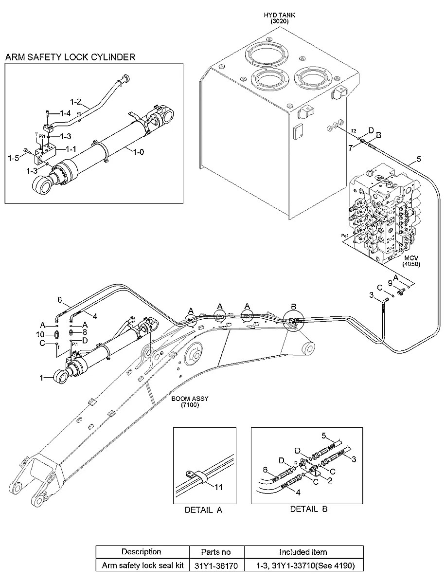 P930-042114 Escavadeira de esteiras Hyundai R390LC-9