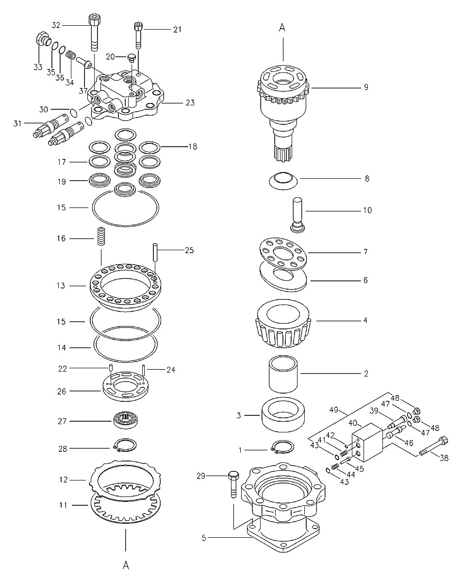 0200-158 Escavadeira de esteiras Hyundai R360LC-3H