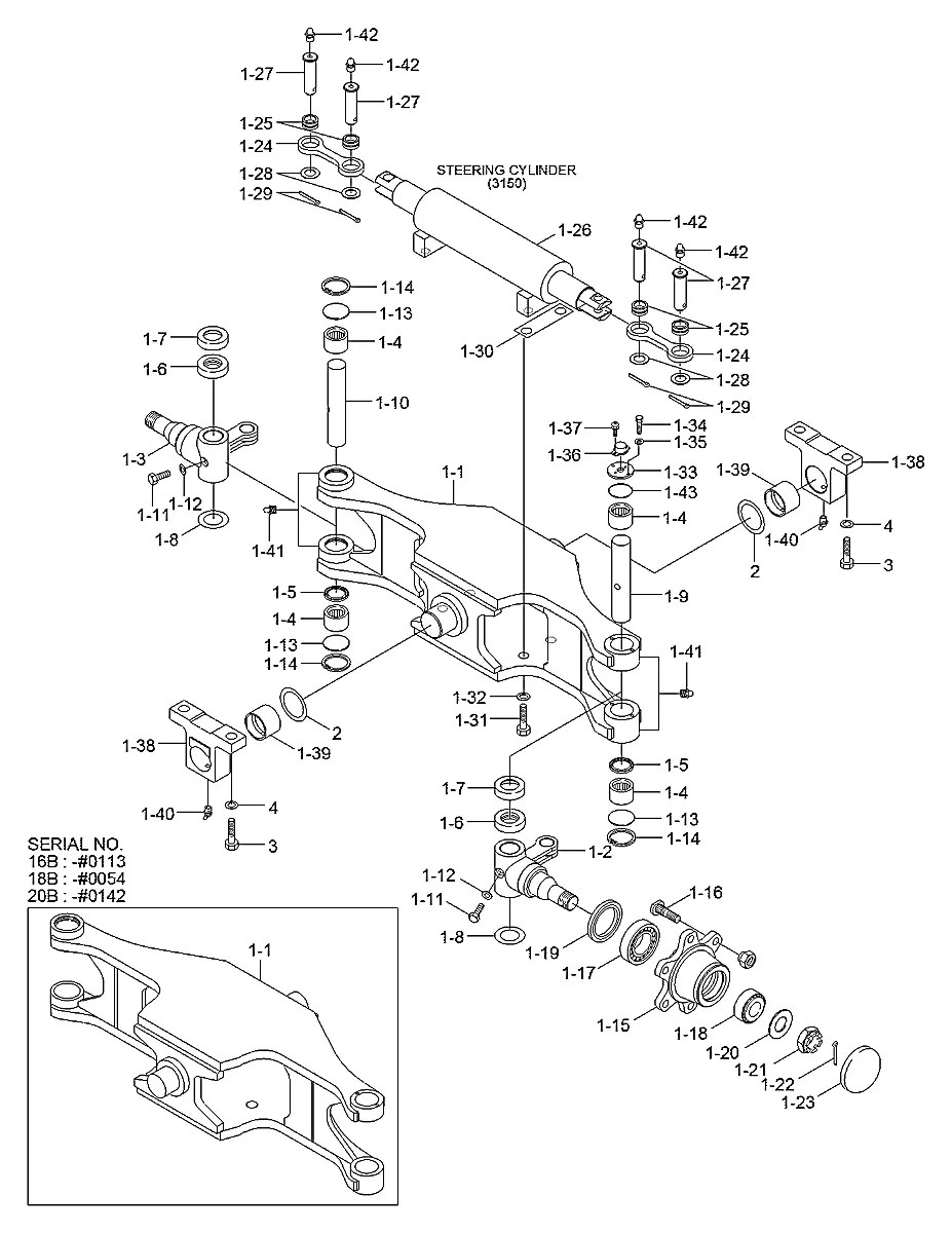 F12410011 Empilhadeira Hyundai 16B-7 