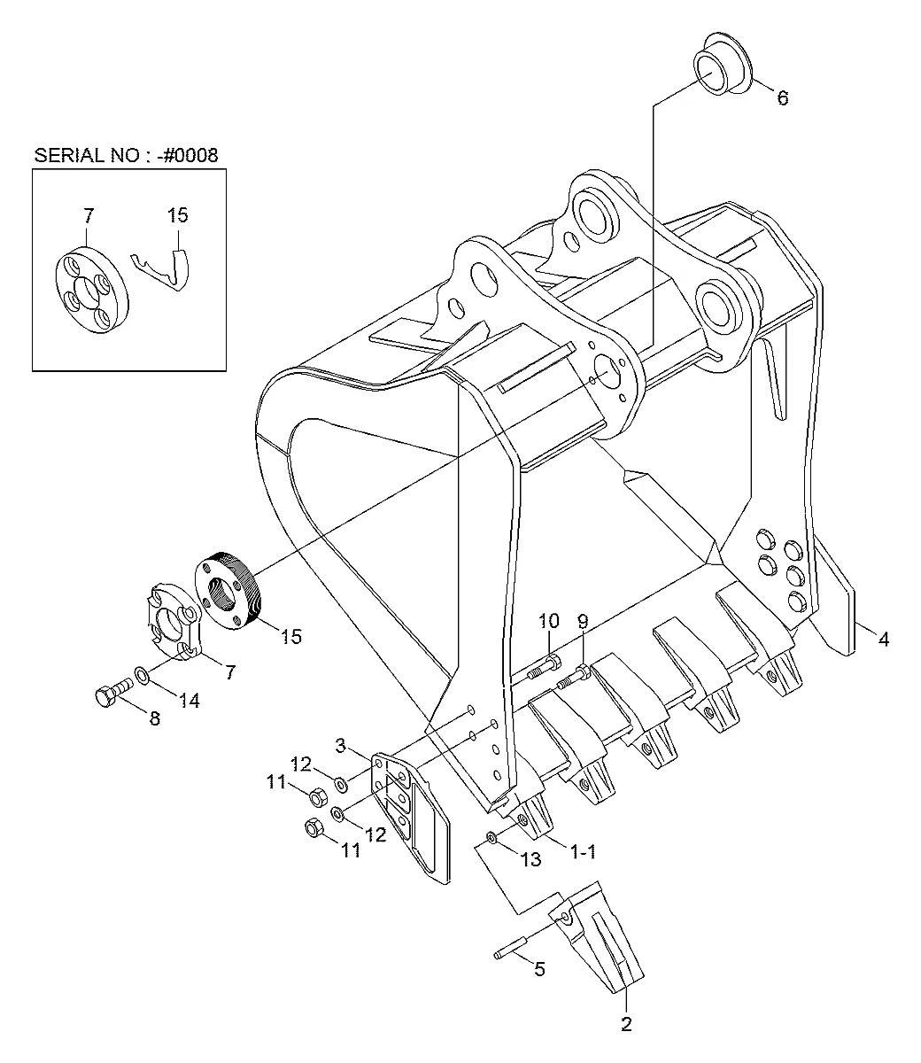 64QB-36010 Escavadeira de esteiras Hyundai R520LC-9