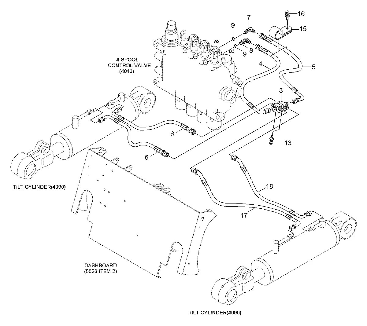 P620-084030 Empilhadeira Hyundai HDF45-III