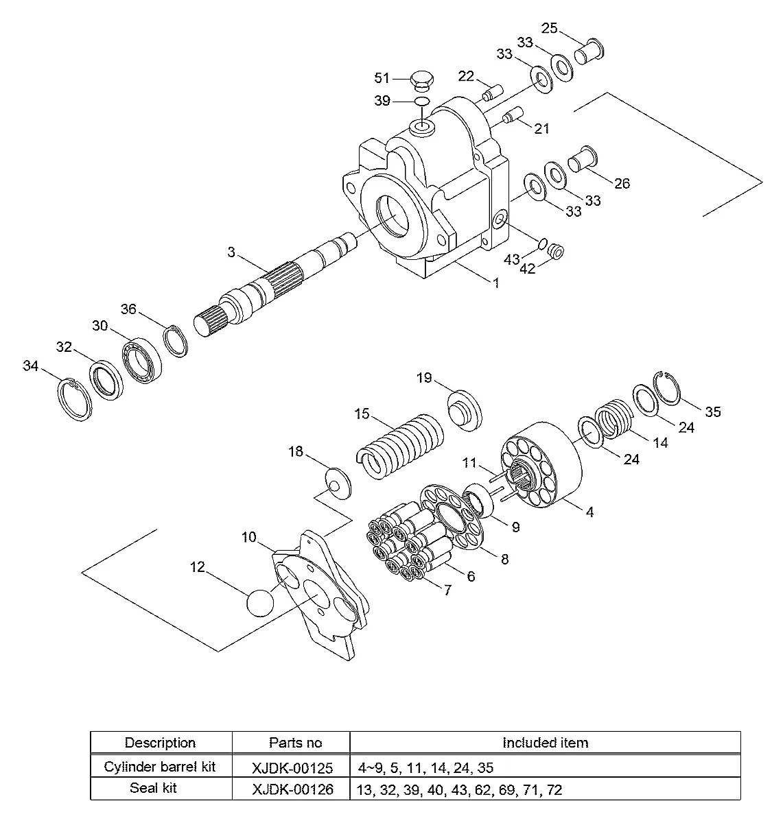 31MK-10010 Escavadeira de esteiras Hyundai R25Z-9A