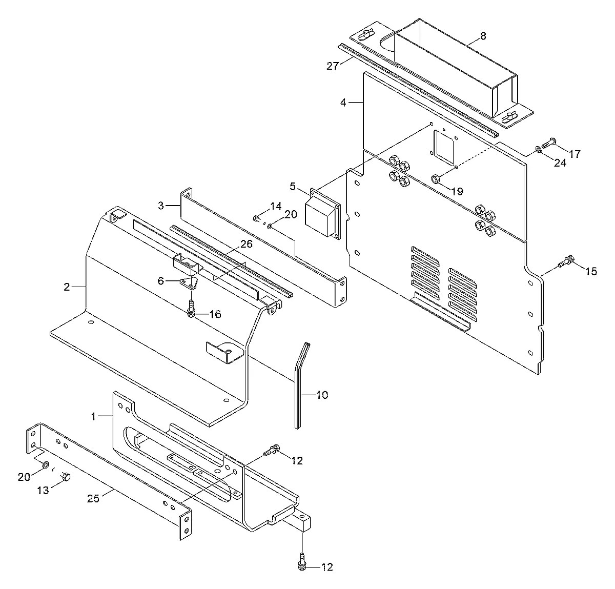 75D1-50082 Trator de esteira Hyundai H70-LGP