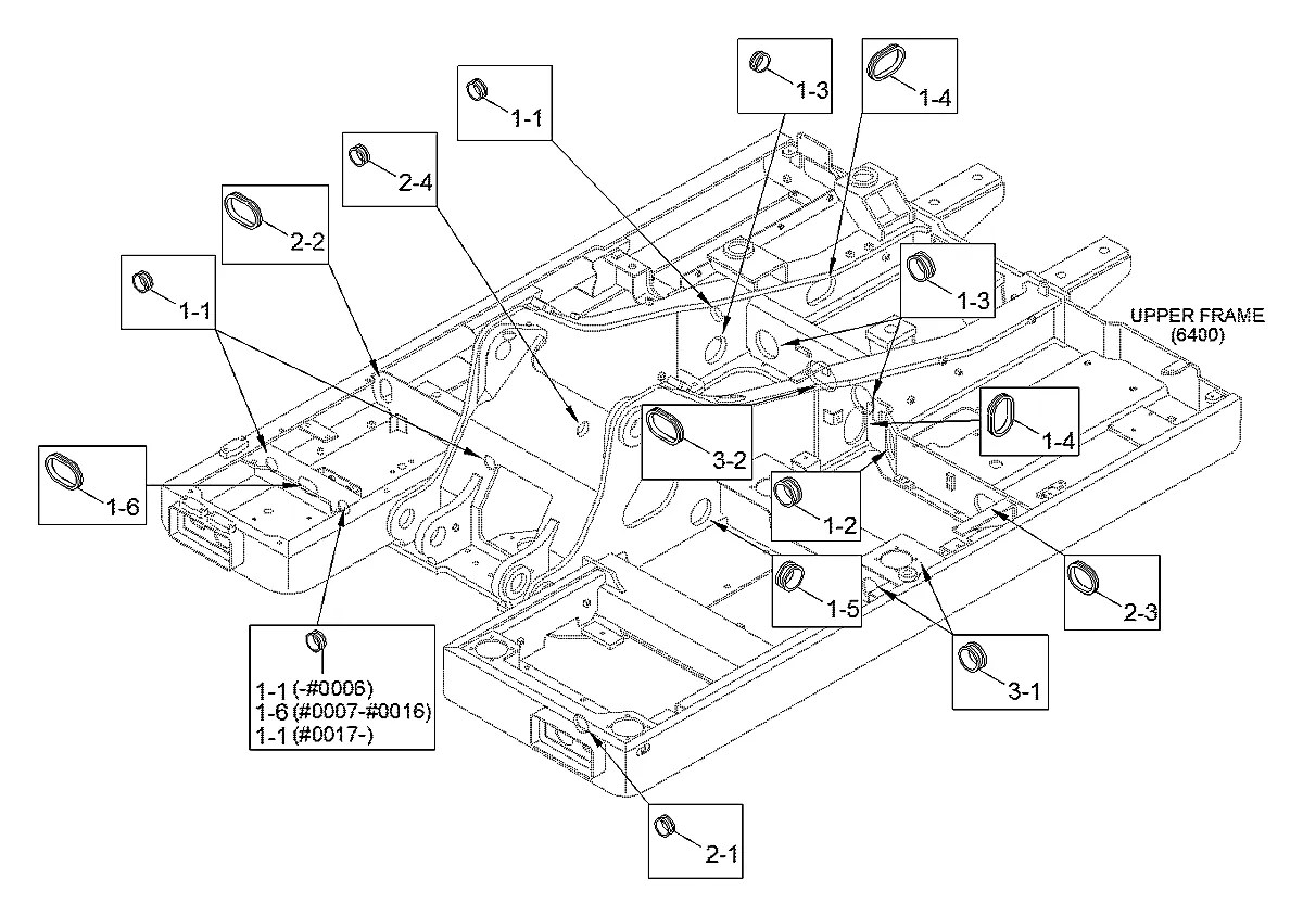 41Q6-53021 Escavadeira de rodas Hyundai R210W-9
