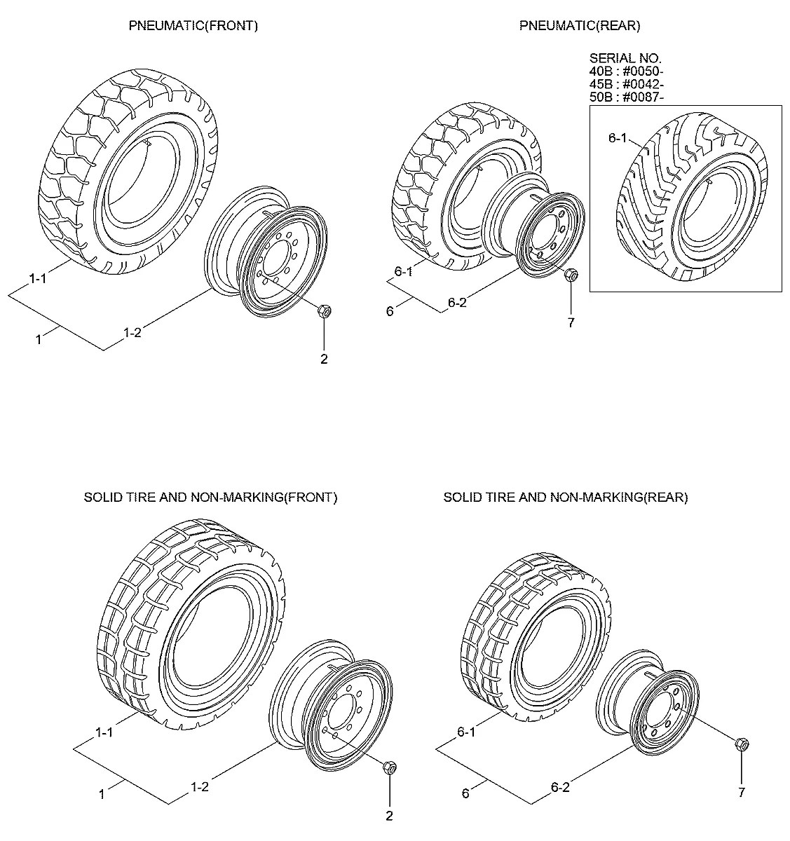 81HD-20910 Empilhadeira Hyundai 35-40-45-50B-7