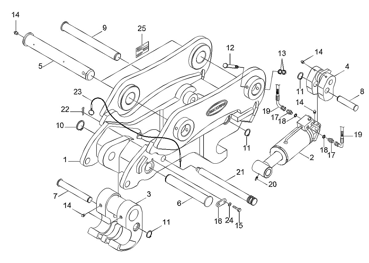XKBP-00088 Escavadeira de esteiras Hyundai R180LC-7A