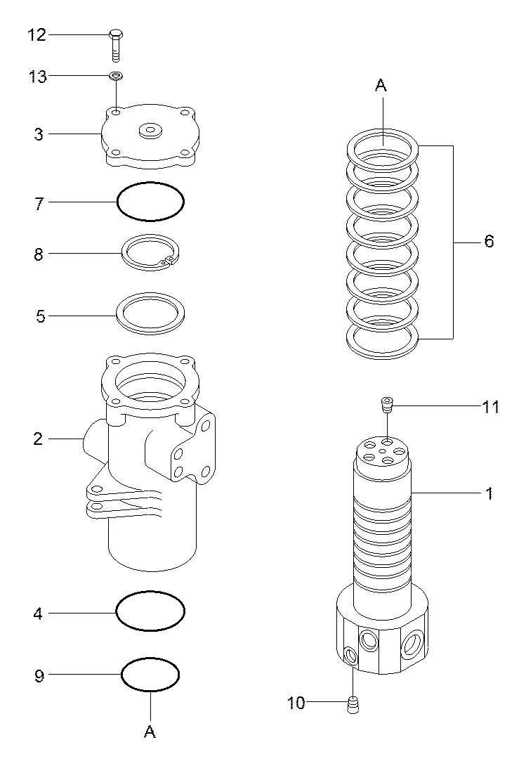 31M6-51510 Escavadeira de esteiras Hyundai R55-3