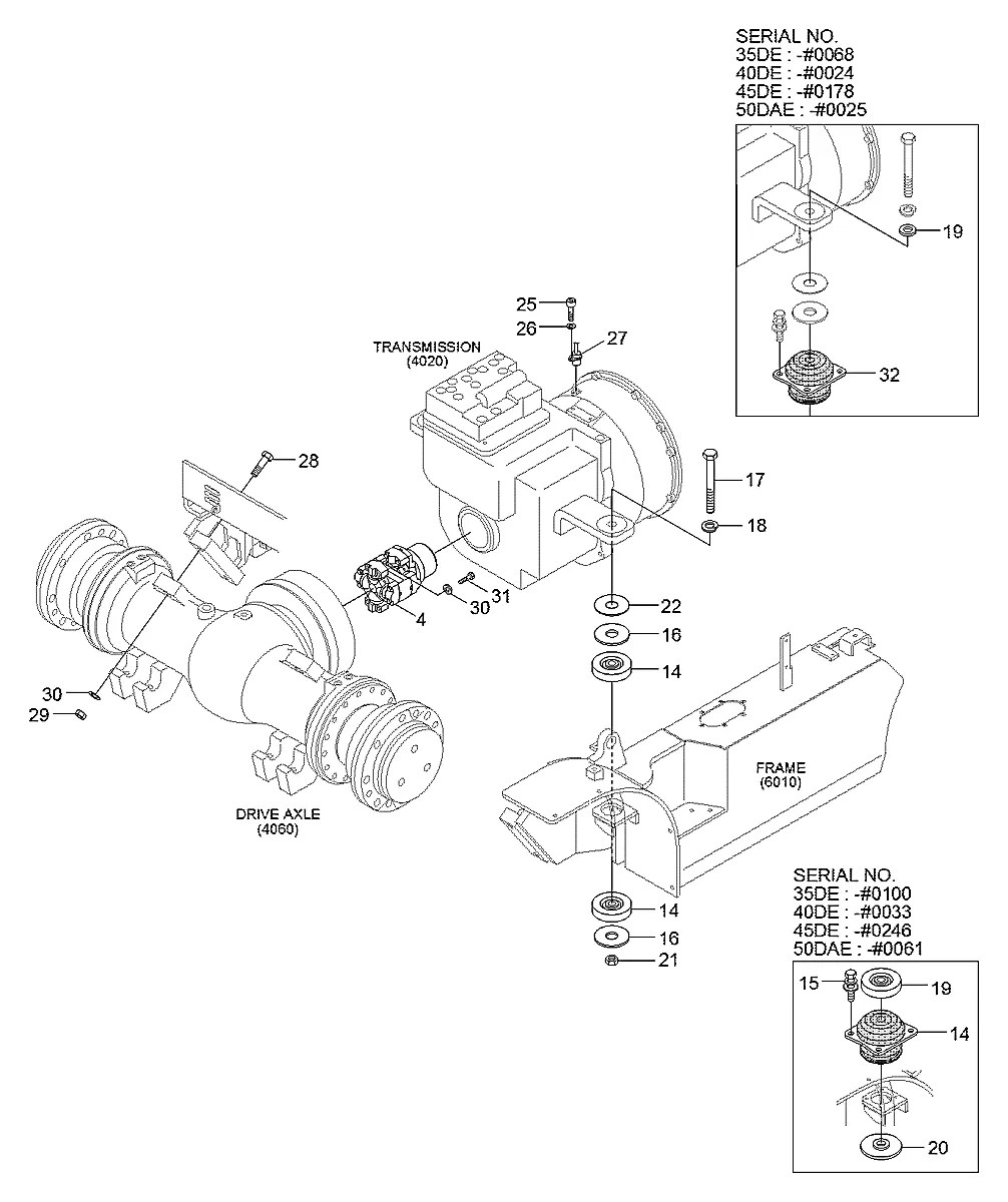 F12200170 Empilhadeira Hyundai 35-40-45D-7E