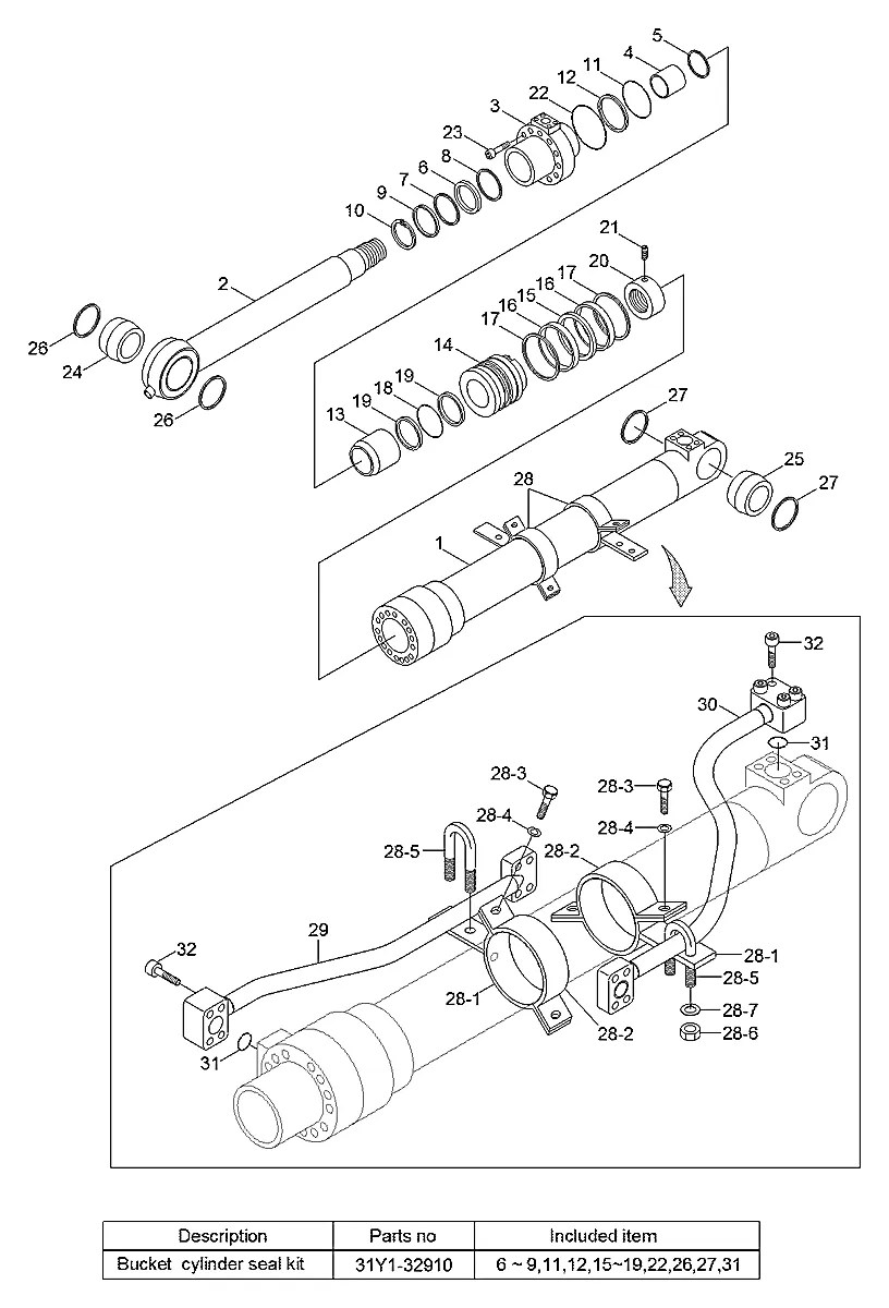 S642-065003 Escavadeira de esteiras Hyundai R260LC-9S
