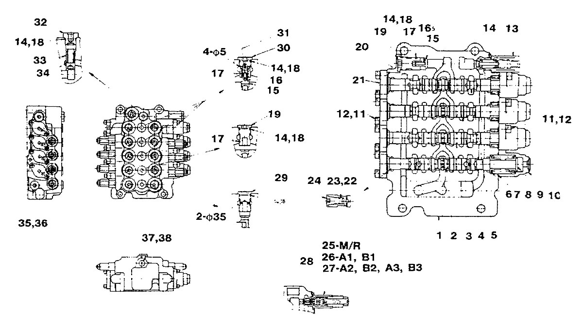 3510-444 Escavadeira de rodas Hyundai R120W
