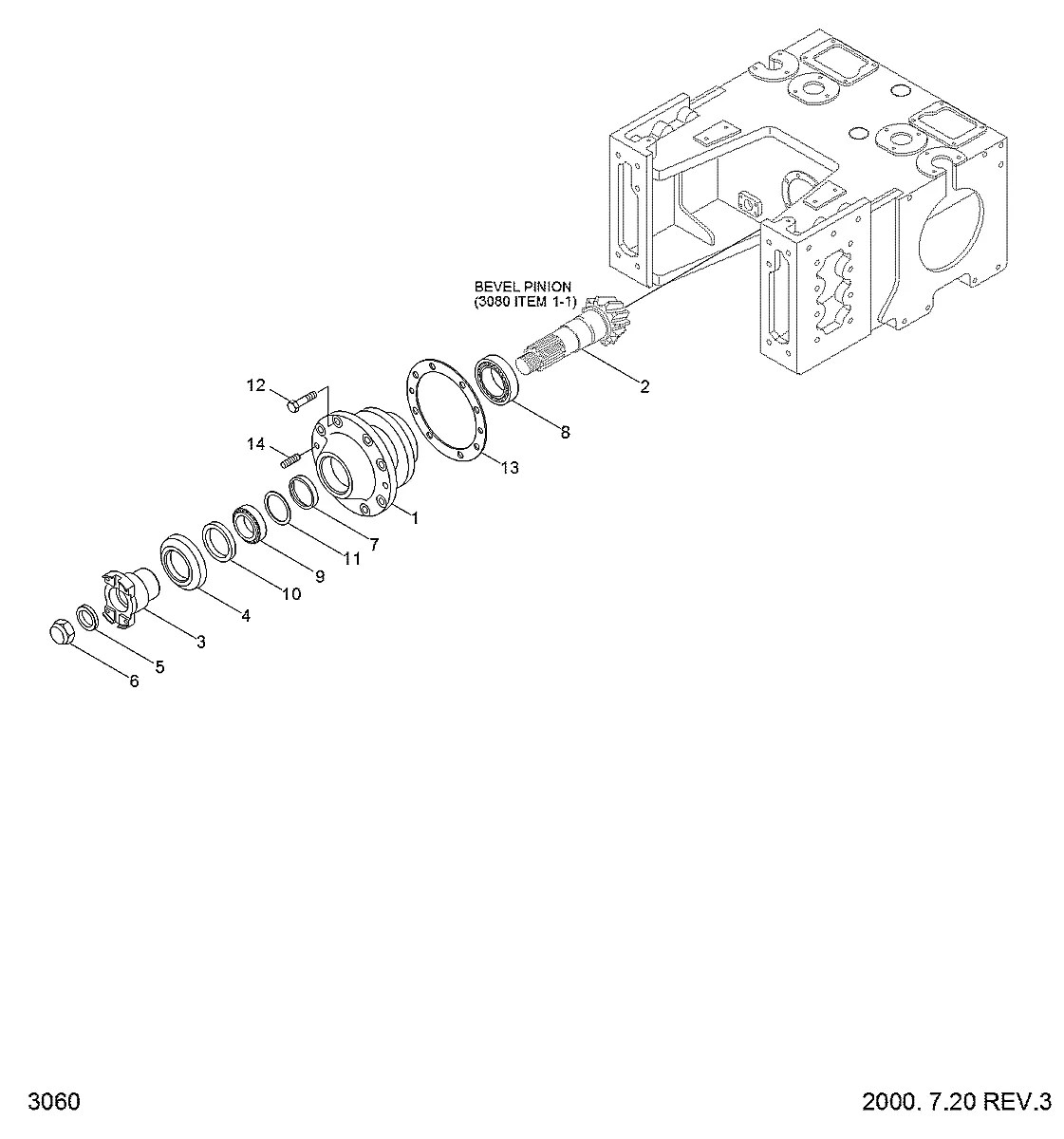 55D1-40330 Trator de esteira Hyundai H70-LGP