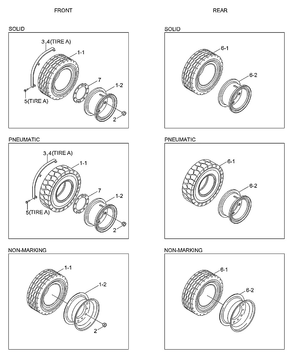 S057-100252 Empilhadeira Hyundai 22-25-30-32B-7