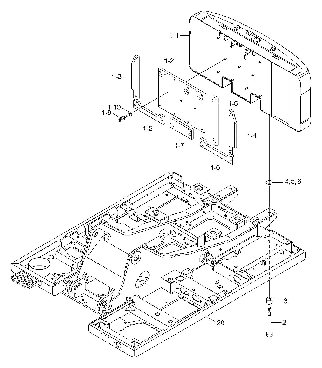 41K6-00010 Escavadeira de esteiras Hyundai HX220 L