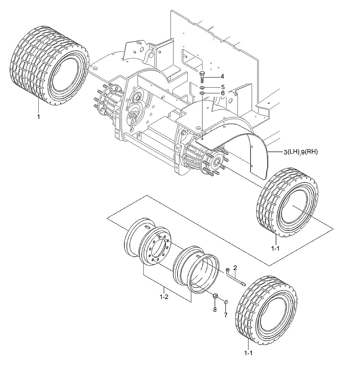 81HD-25121 Empilhadeira Hyundai 45B-7