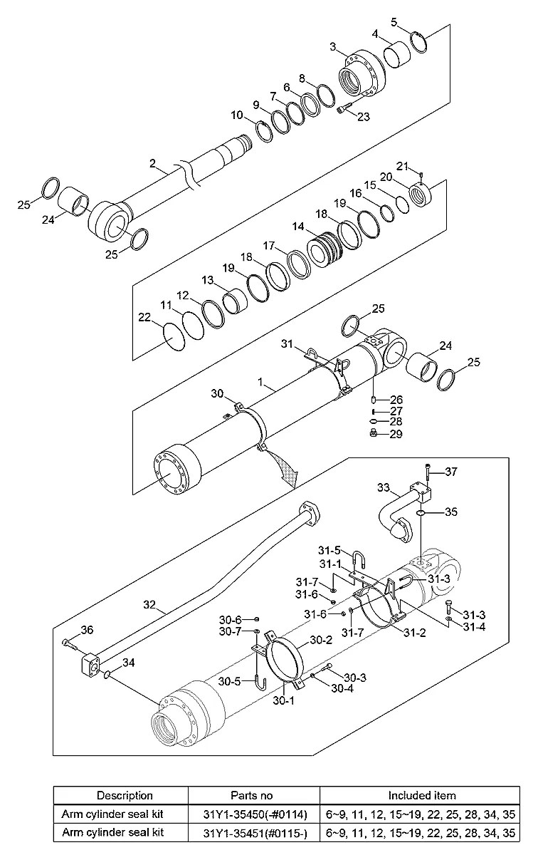 S642-105003 Escavadeira de esteiras Hyundai R480LC-9