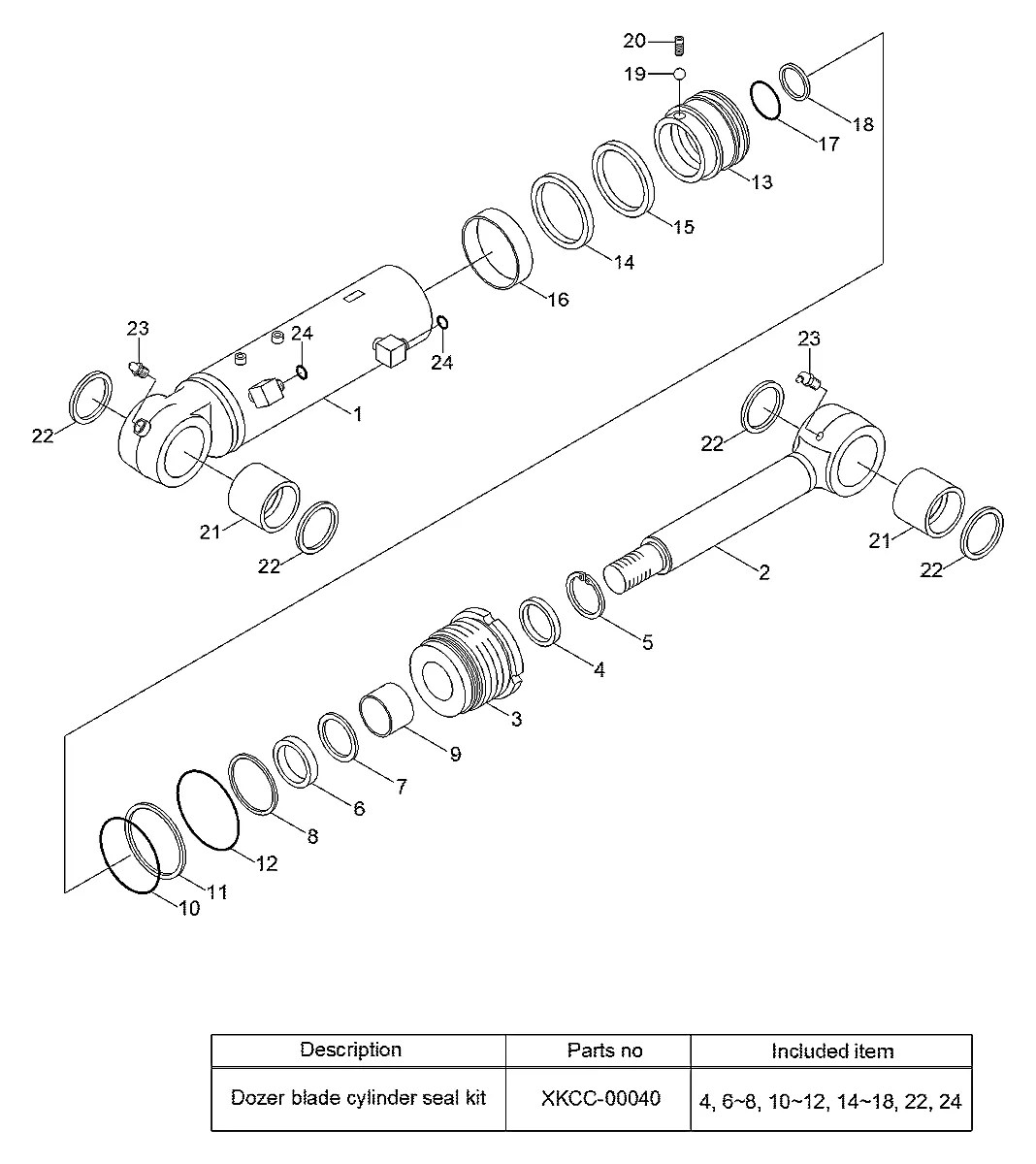 31M9-40032 Escavadeira de esteiras Hyundai R55-9