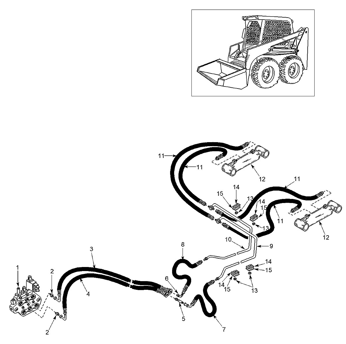 YCAC-00933 Mini carregadeira Hyundai HSL680T