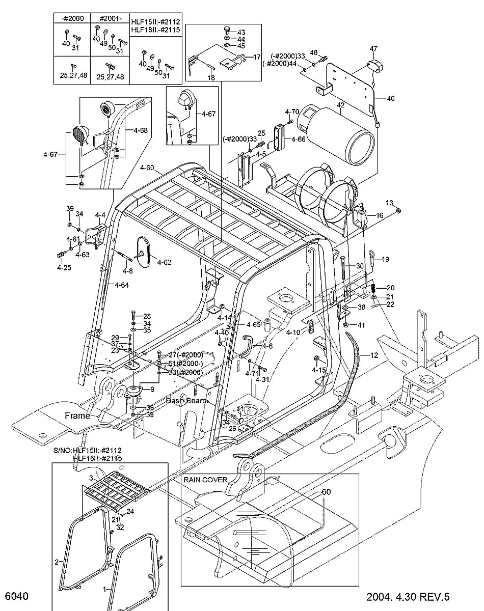 F12130092B Empilhadeira Hyundai HLF15-18-II