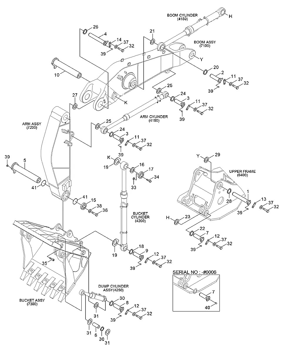 S991-140250 Escavadeira de esteiras Hyundai R800-7A