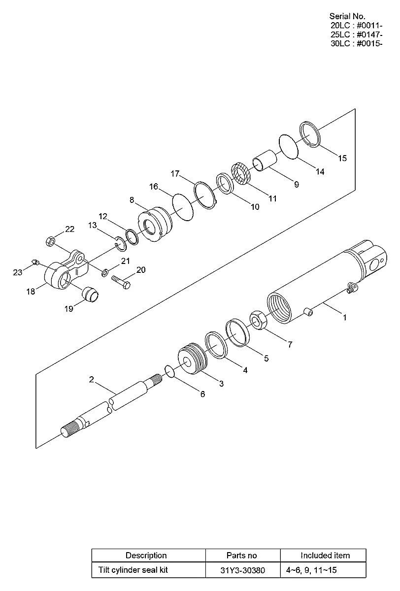 XKCD-00383 Empilhadeira Hyundai 30LC-7
