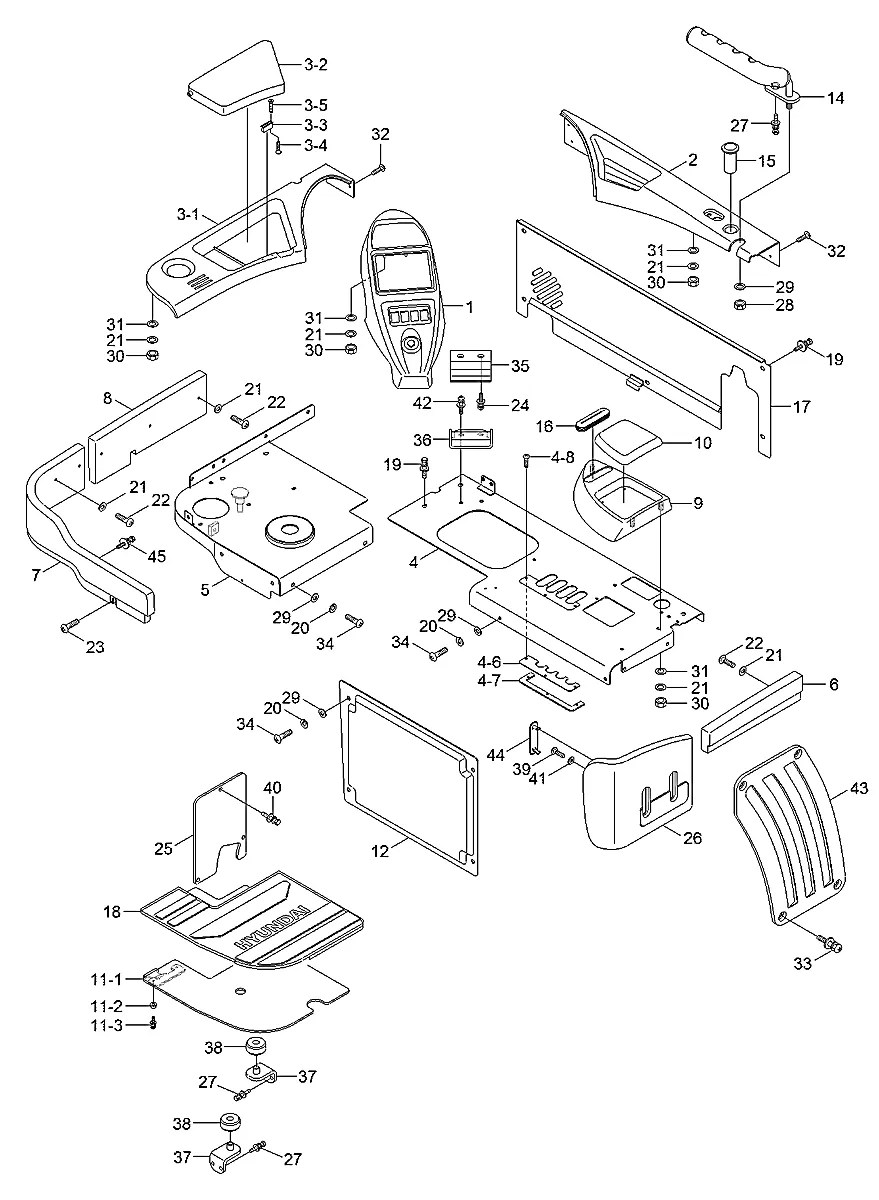 71FP-13421 Empilhadeira Hyundai 15BR-9E