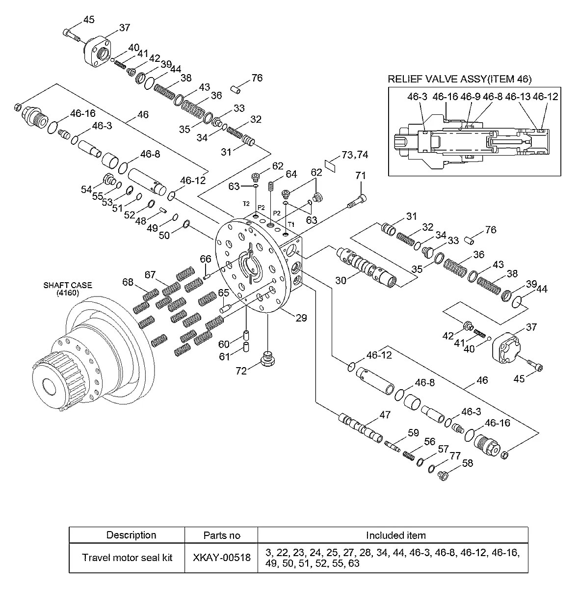 XKAY-02327 Escavadeira de esteiras Hyundai R160LC-9