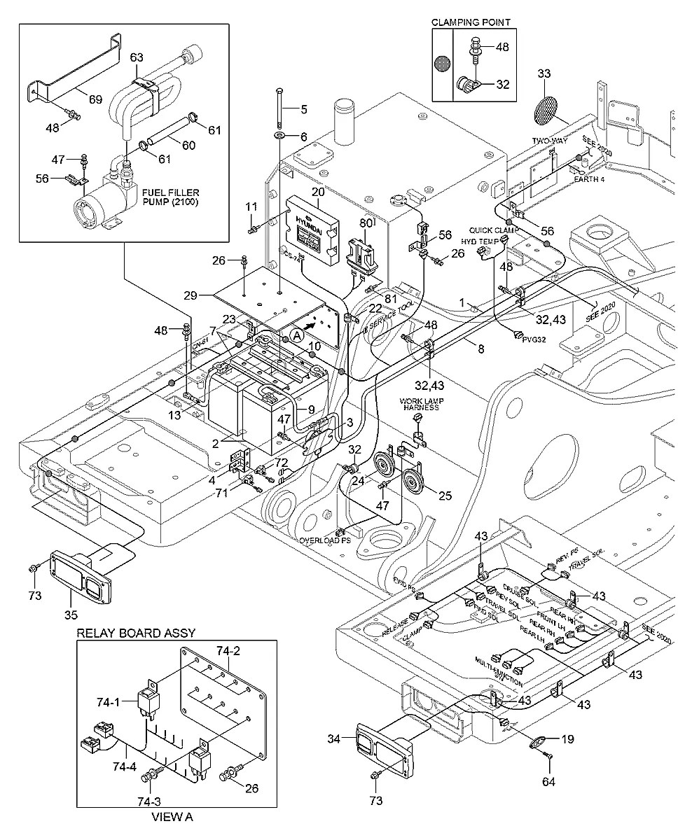 27Q4-40361 Escavadeira de rodas Hyundai R140W-9A